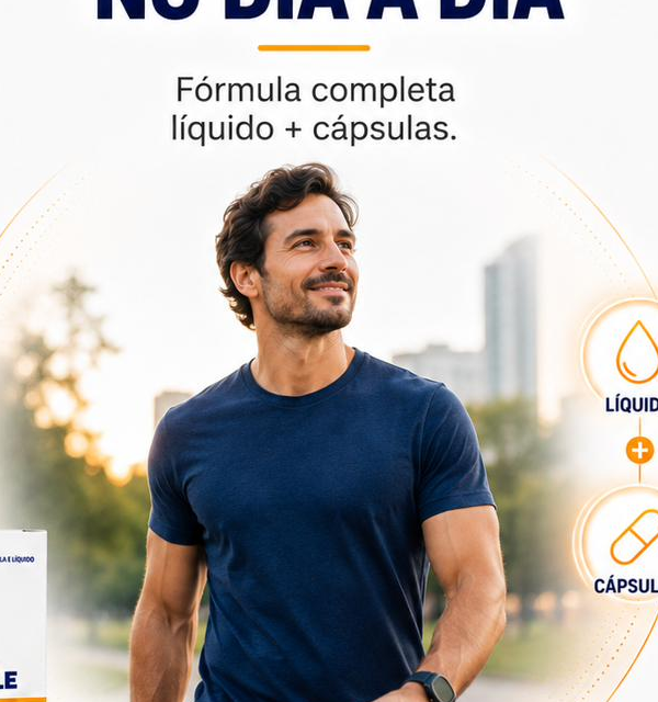 Homem ativo e com mais disposição no dia a dia